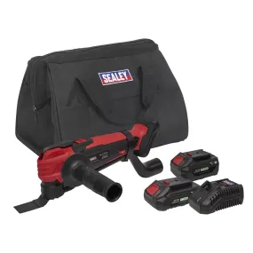 Sealey CP20VMTKIT 20V Cordless Oscillating Multi-Tool Kit with 2 Batteries & Charger