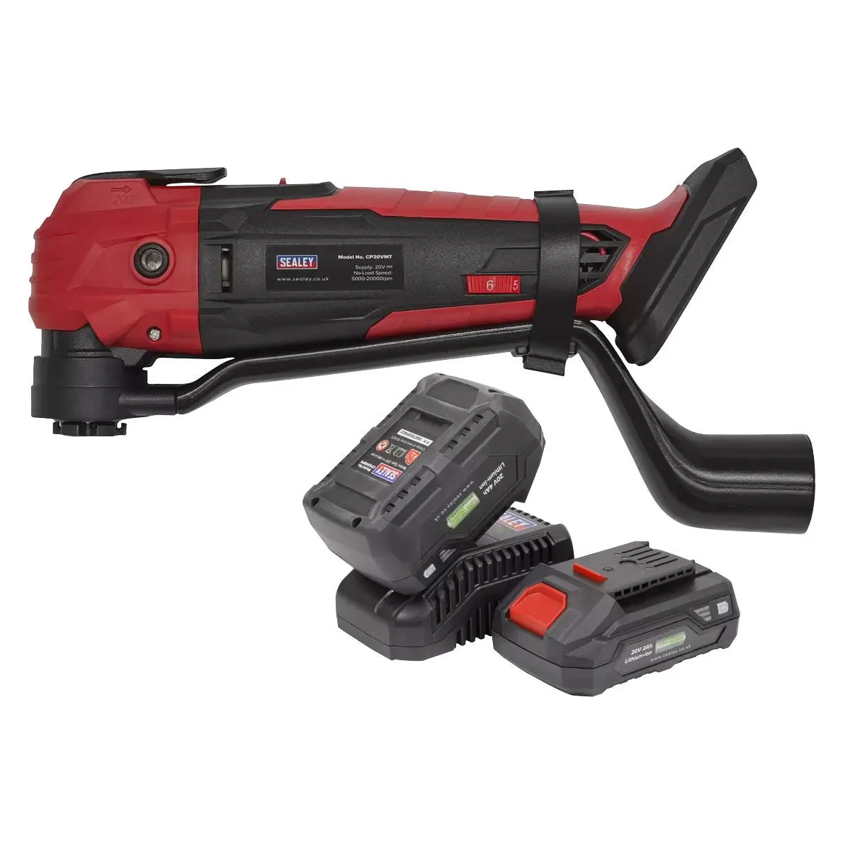 Sealey CP20VMTKIT 20V Cordless Oscillating Multi-Tool Kit with 2 Batteries & Charger