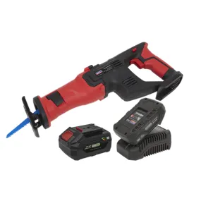 Sealey CP20VRSKIT 20V 2Ah SV20 Series Cordless Reciprocating Saw Kit - 2 Batteries