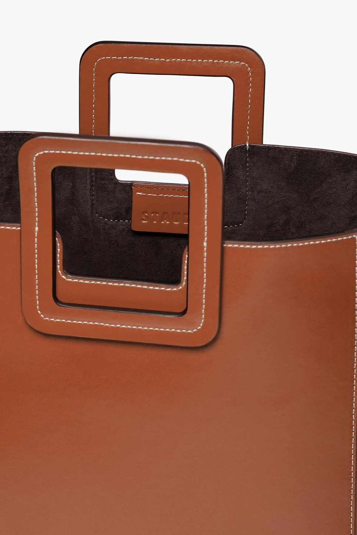 SHIRLEY LEATHER BAG | SADDLE