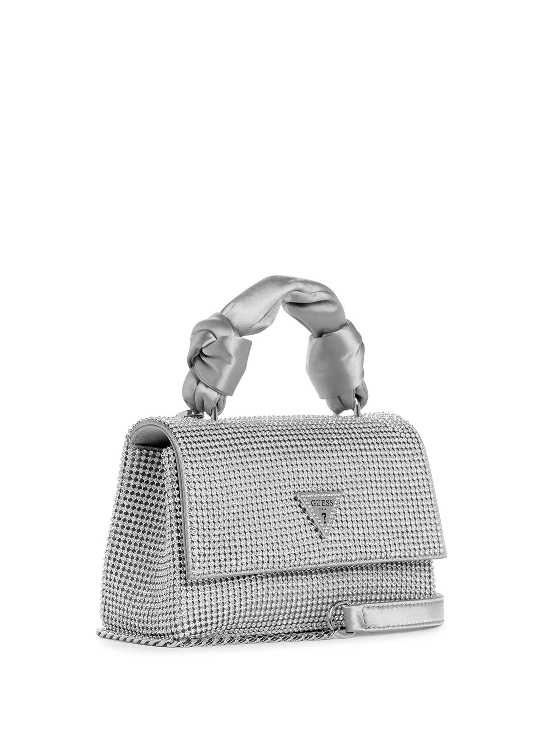 Silver Lua Crossbody Bag