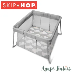 Skip Hop Play To Night Expanding Travel Crib - Grey/Cloud (1 Year Local Warranty On Manufacturing Defects)