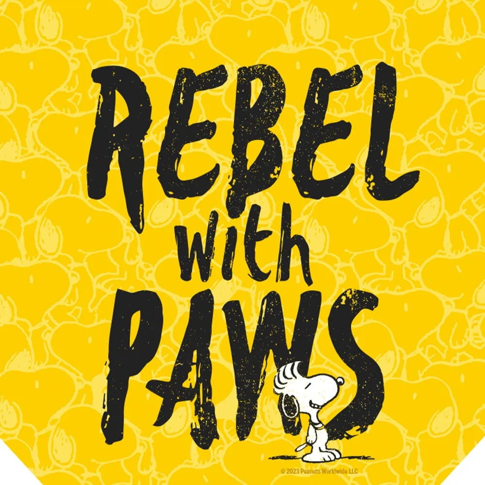 Snoopy Rebel With Paws Pet Bandana