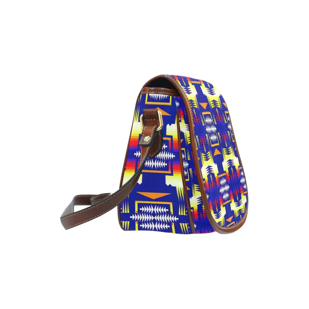 Southwest Rainbow Sage Saddle Bag/Small