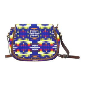 Southwest Rainbow Sage Saddle Bag/Small