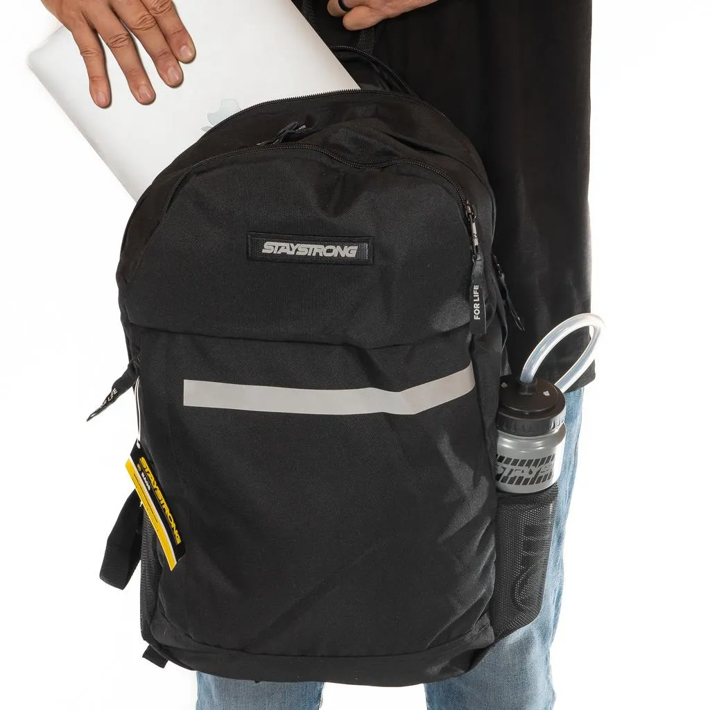 Stay Strong V2 Word Backpack - Black