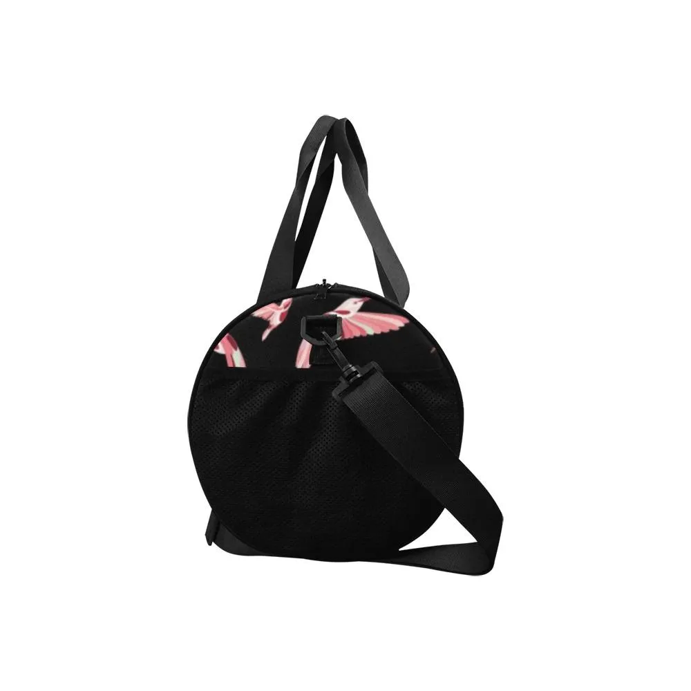 Strawberry Black Duffle Bag