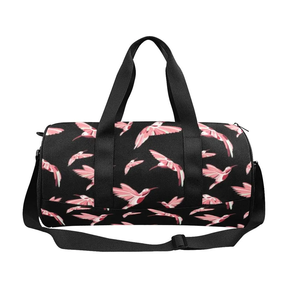 Strawberry Black Duffle Bag