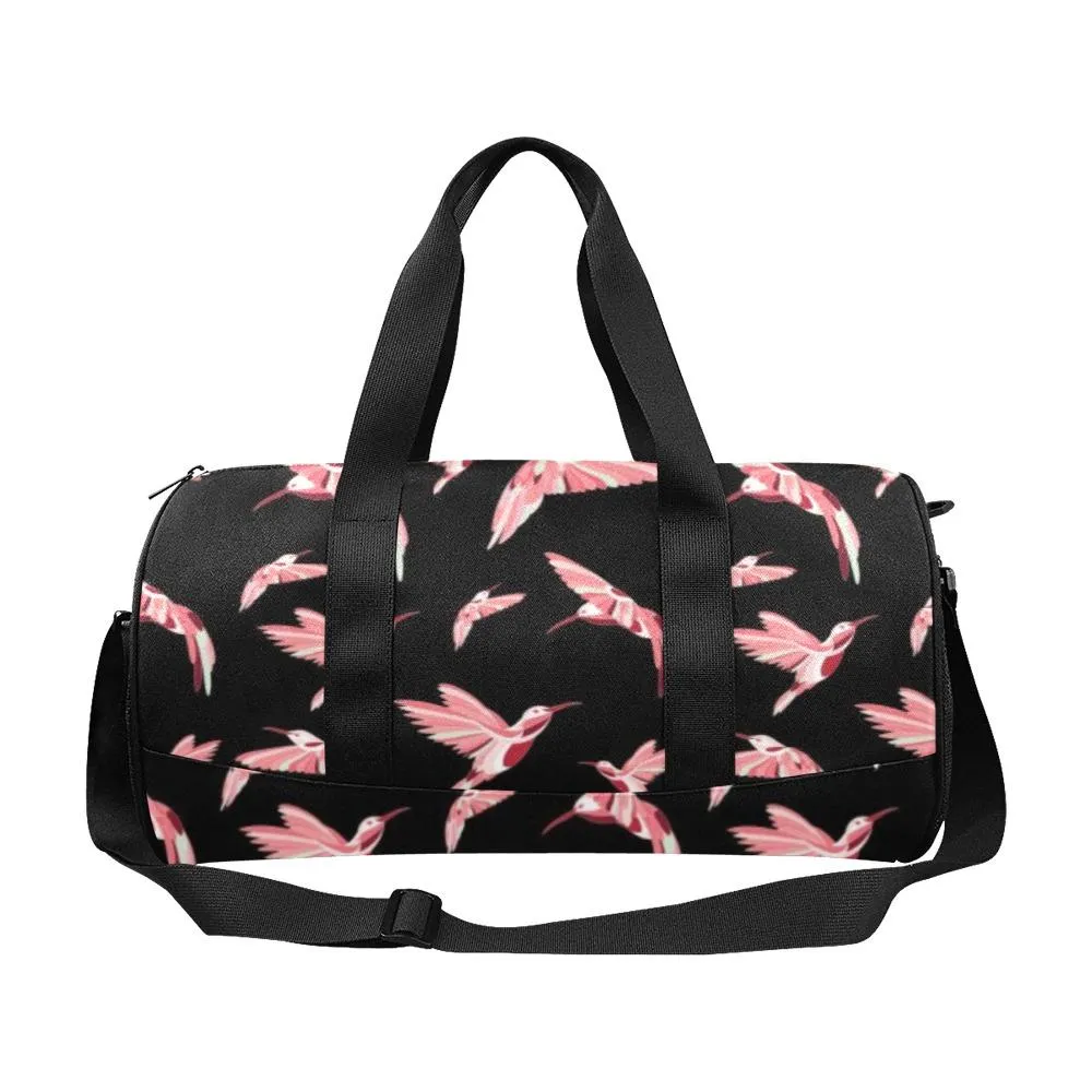 Strawberry Black Duffle Bag