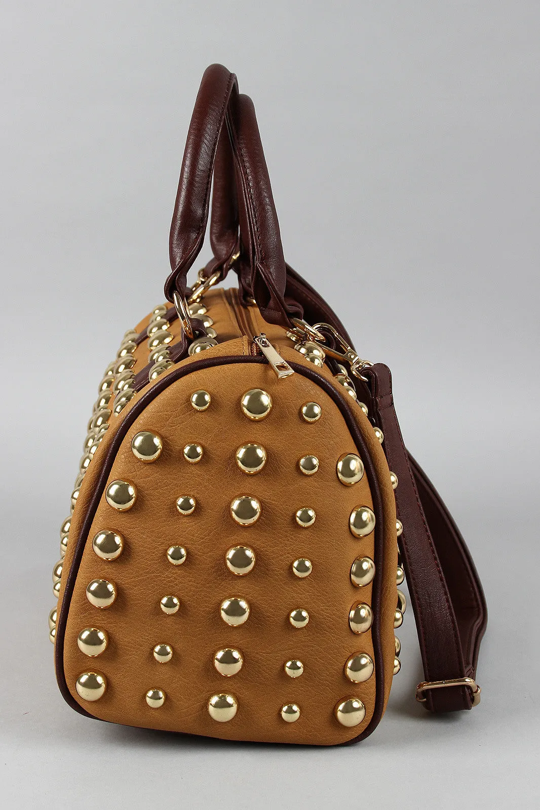 Studded Barrel Bag