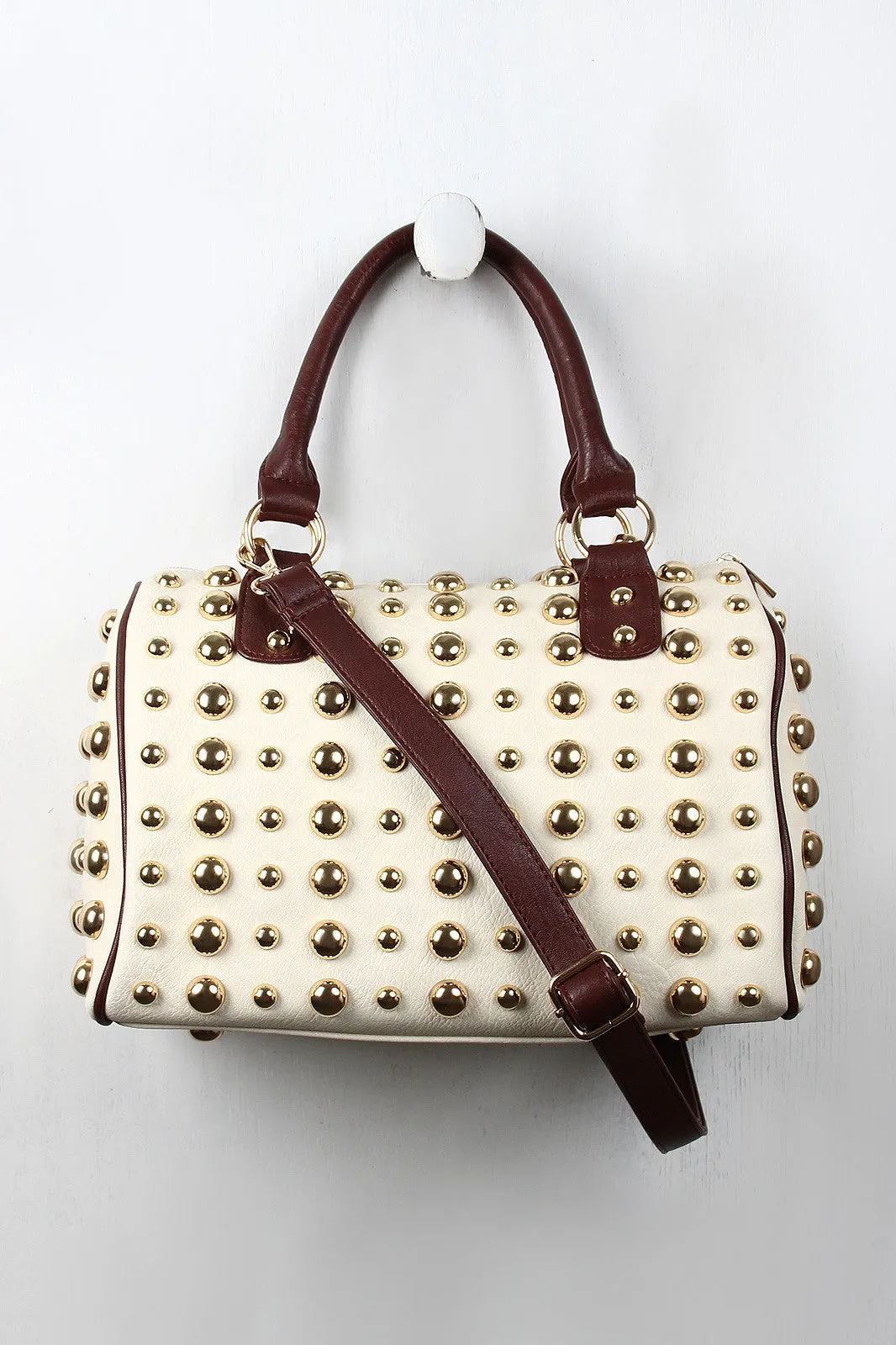 Studded Barrel Bag