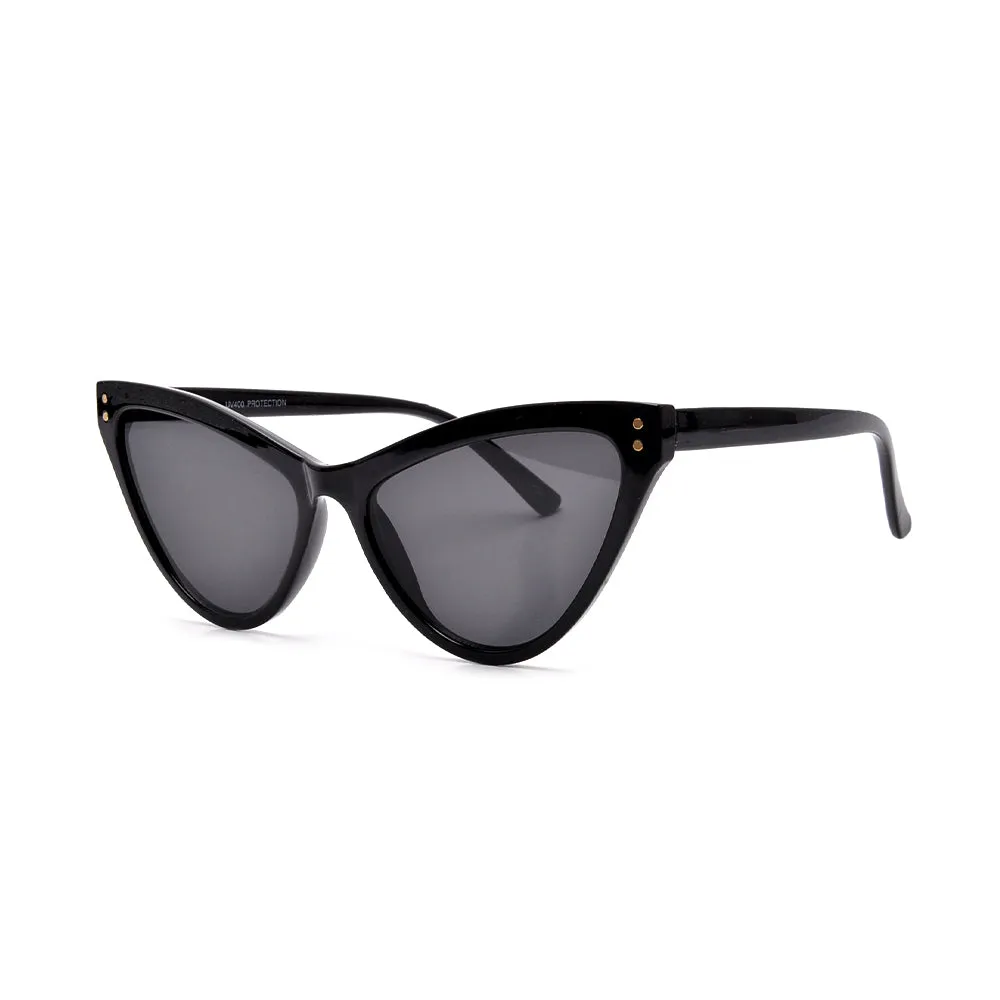 STUDDED HIGH POINTED TIP CAT EYE SUNNIES