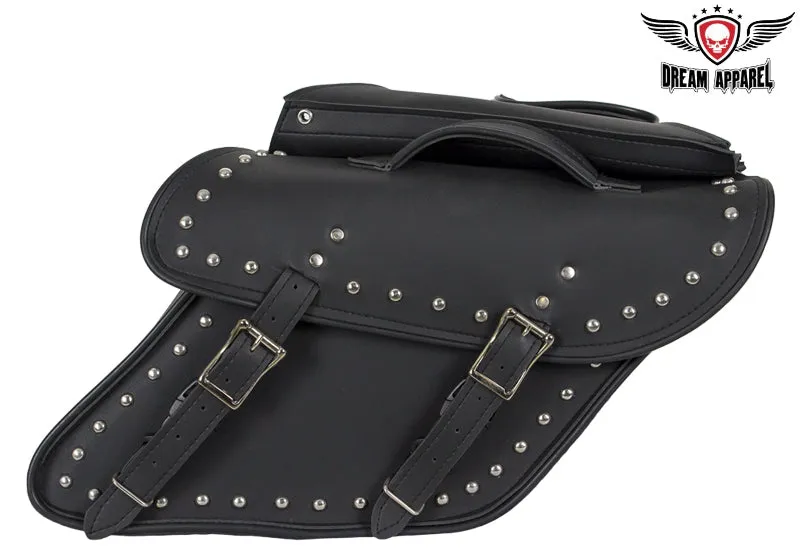 Studded Leather Dyna Saddlebag