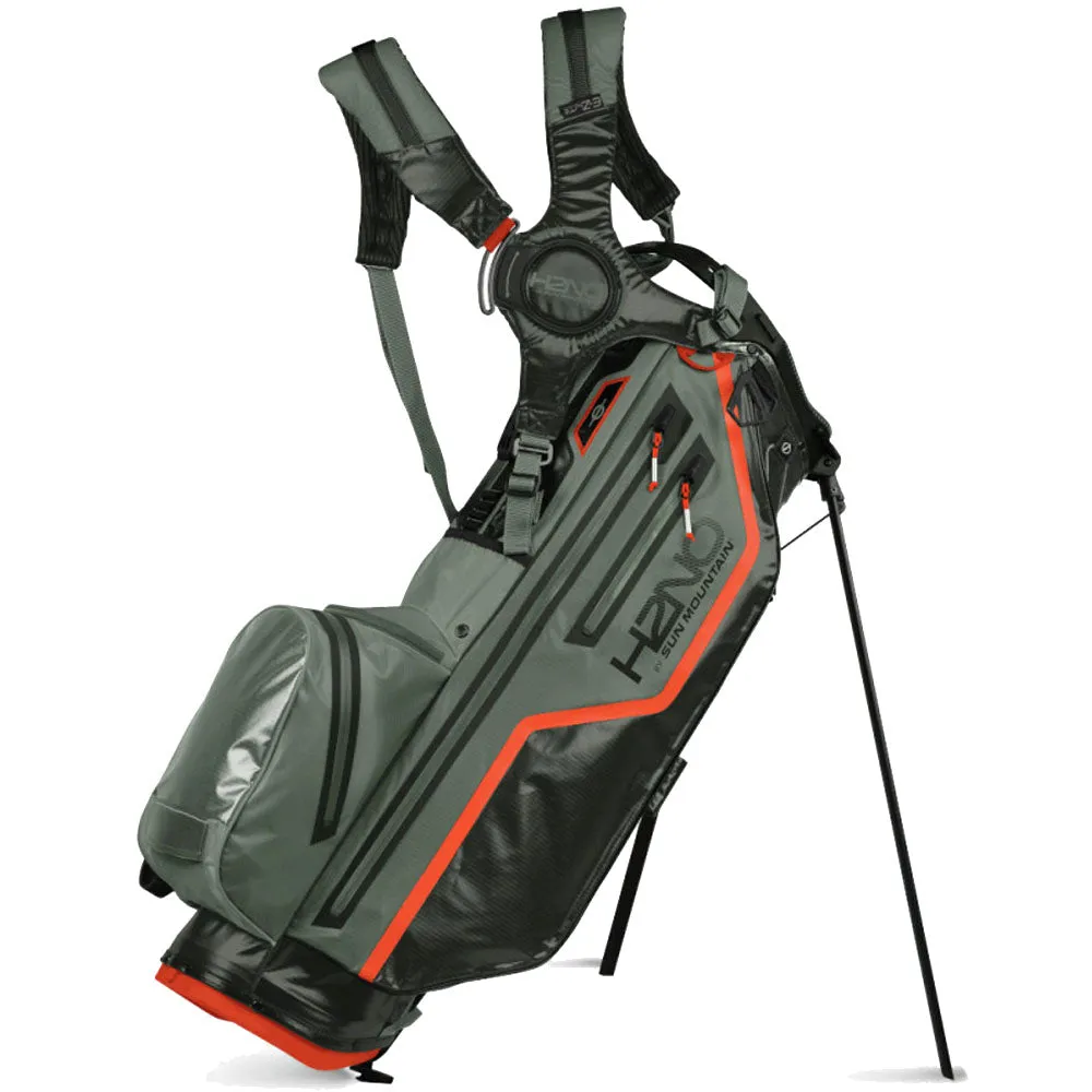 Sun Mountain H2NO 14-Way Waterproof Stand Bag - Moss/Sage/Inferno