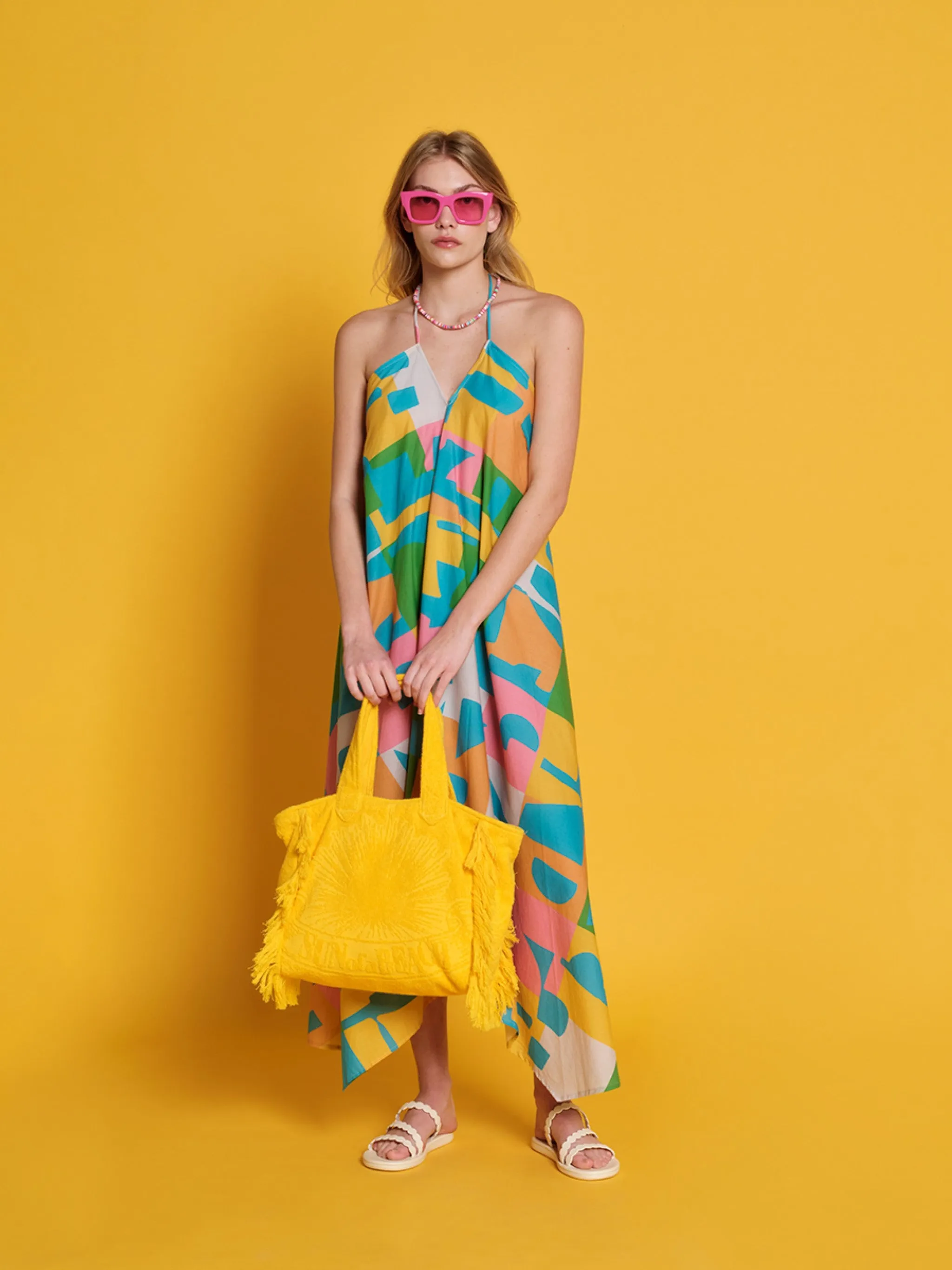 Super Yellow | Mini Terry Tote Bag