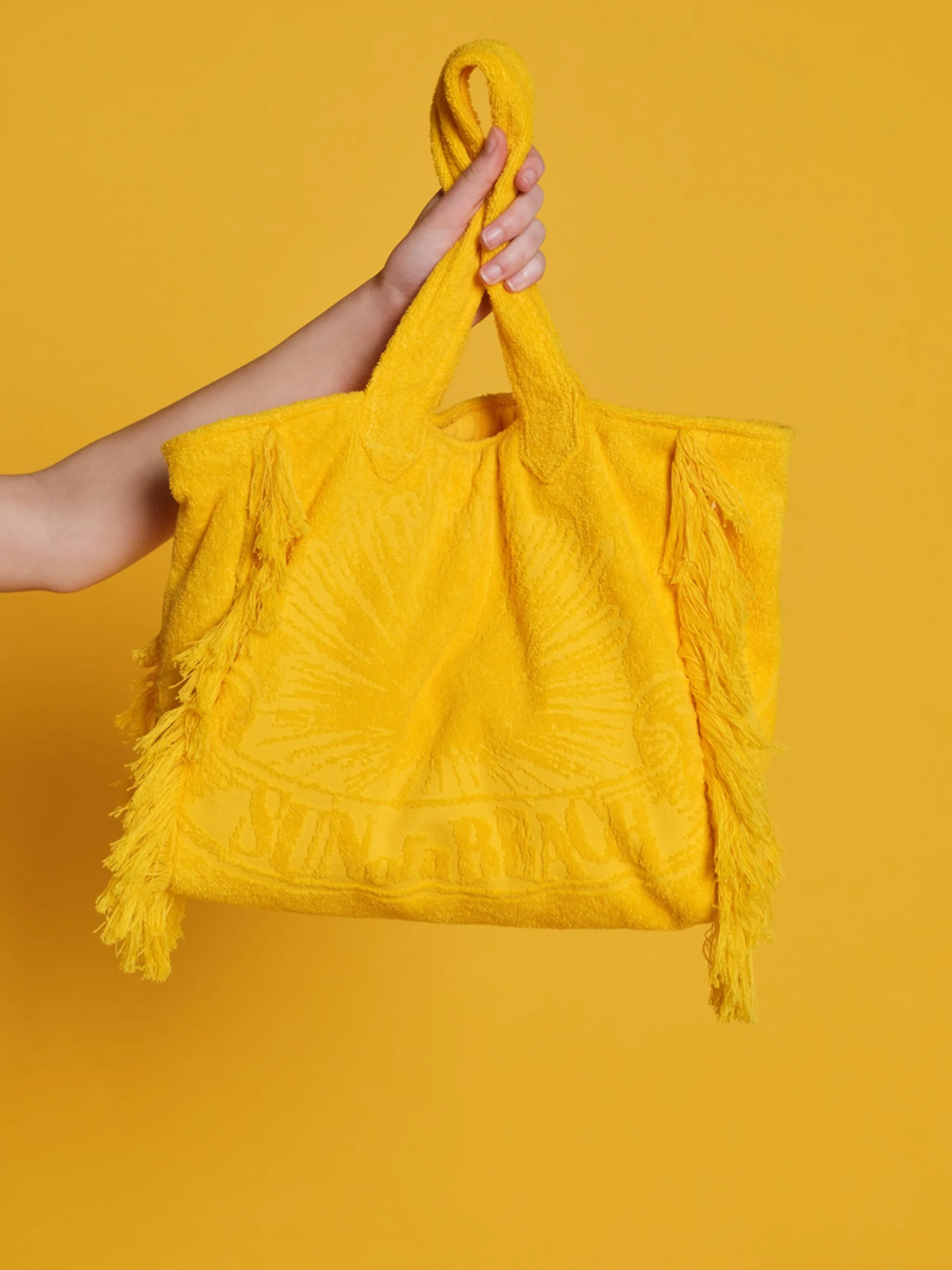 Super Yellow | Mini Terry Tote Bag