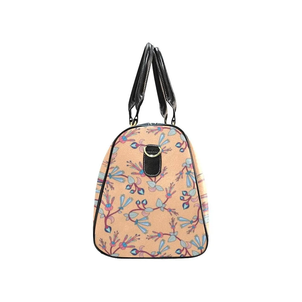 Swift Floral Peache Waterproof Travel Bag/Small