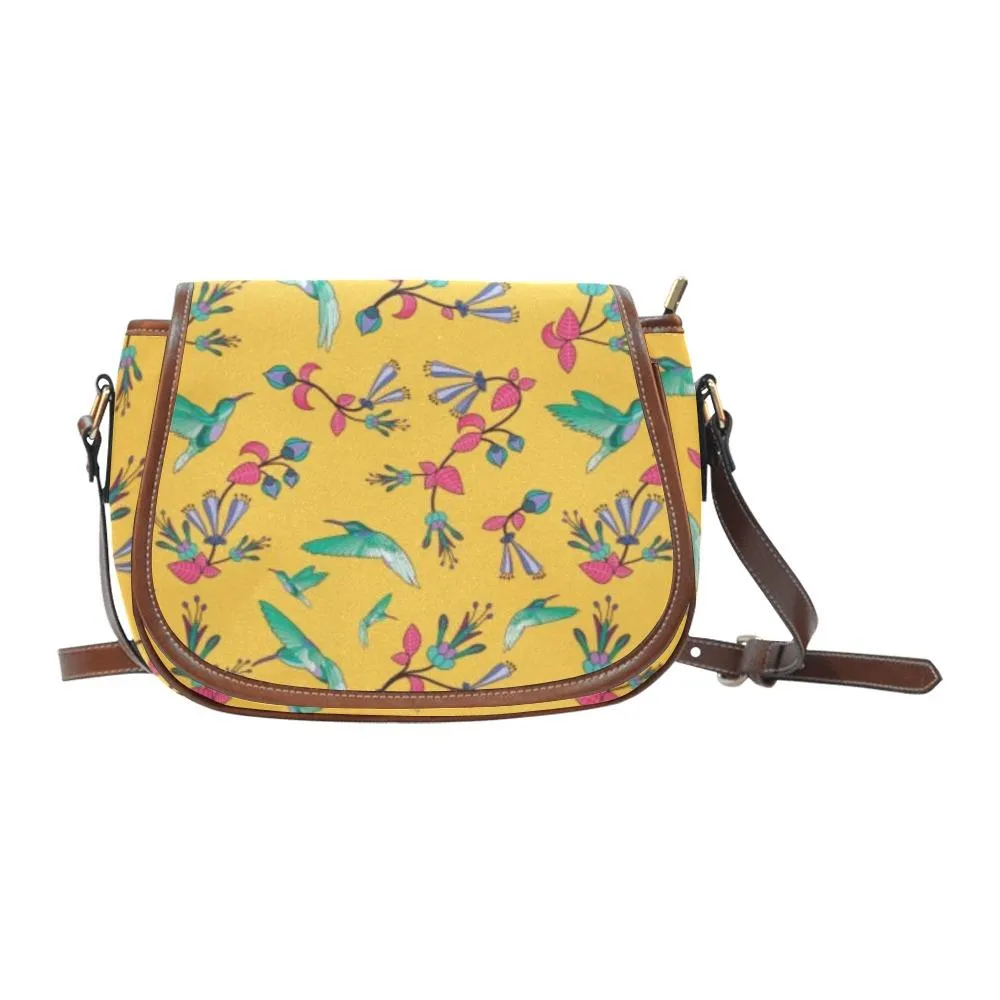 Swift Pastel Yellow Saddle Bag/Large