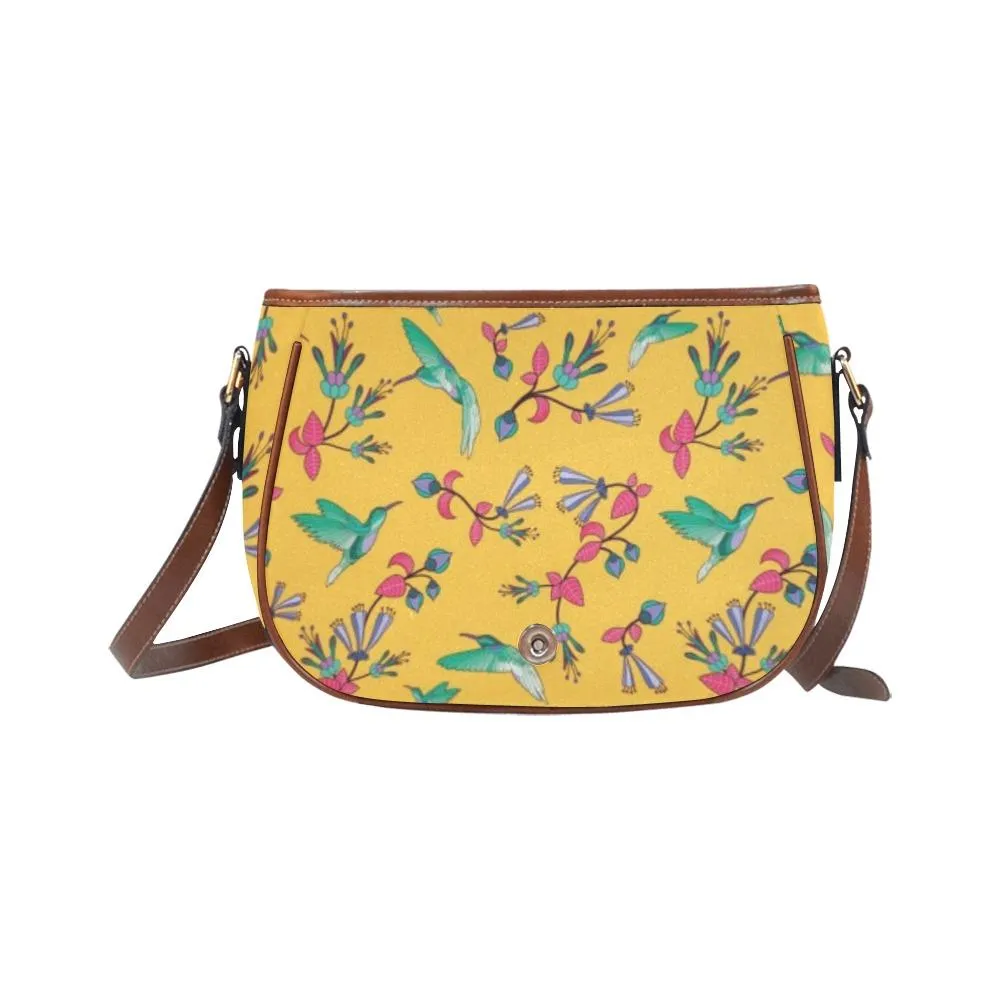 Swift Pastel Yellow Saddle Bag/Large