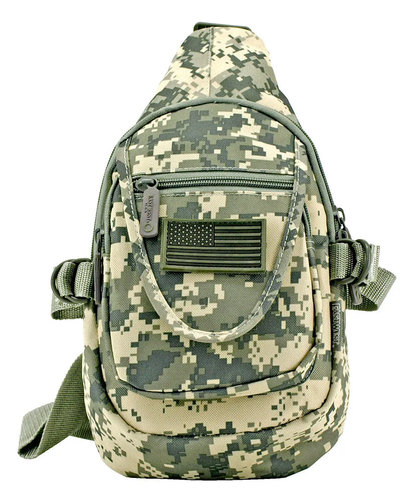 Tactical Gear - Military Sling Bag - Digital Camo