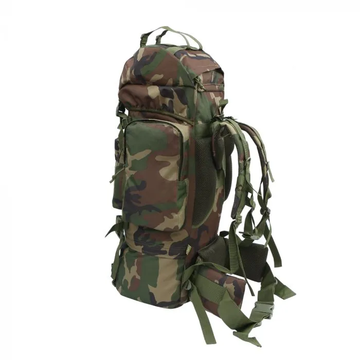 Tactical Rucksack – Woodland Camo - 65L