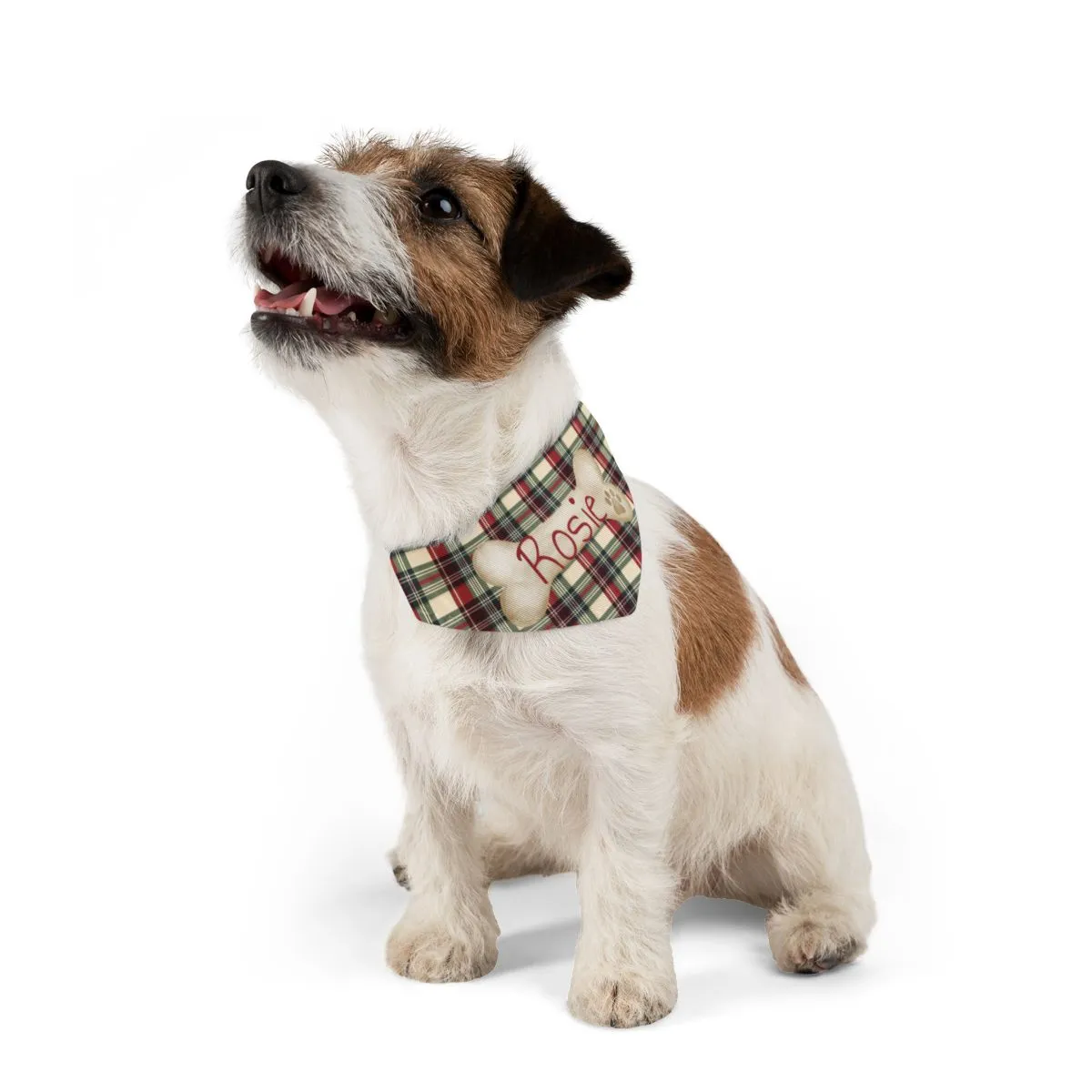 Tartan Collection 22 - Pet Tag Round and Bone Shape, Bandana, Lead, Dinner Bowl, Pet Bed