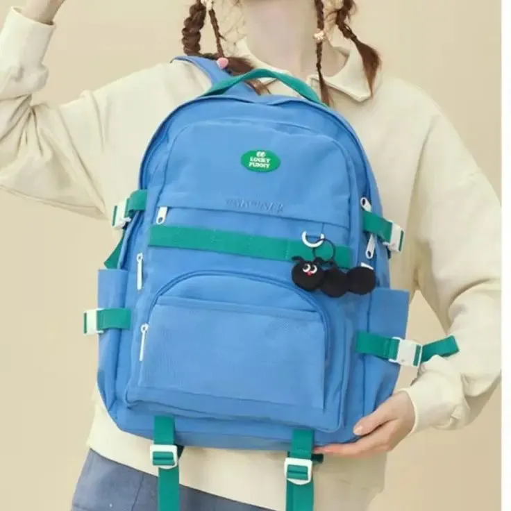 TAVIMART  -  Caterpillar Series School Guide Female College Students' Schoolbags Japanese High School Diy Shoulder Bags