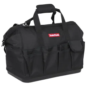 Tools4Trade 18" (45cm) Tool Bag with Multi-Pockets & Hard Base - Black