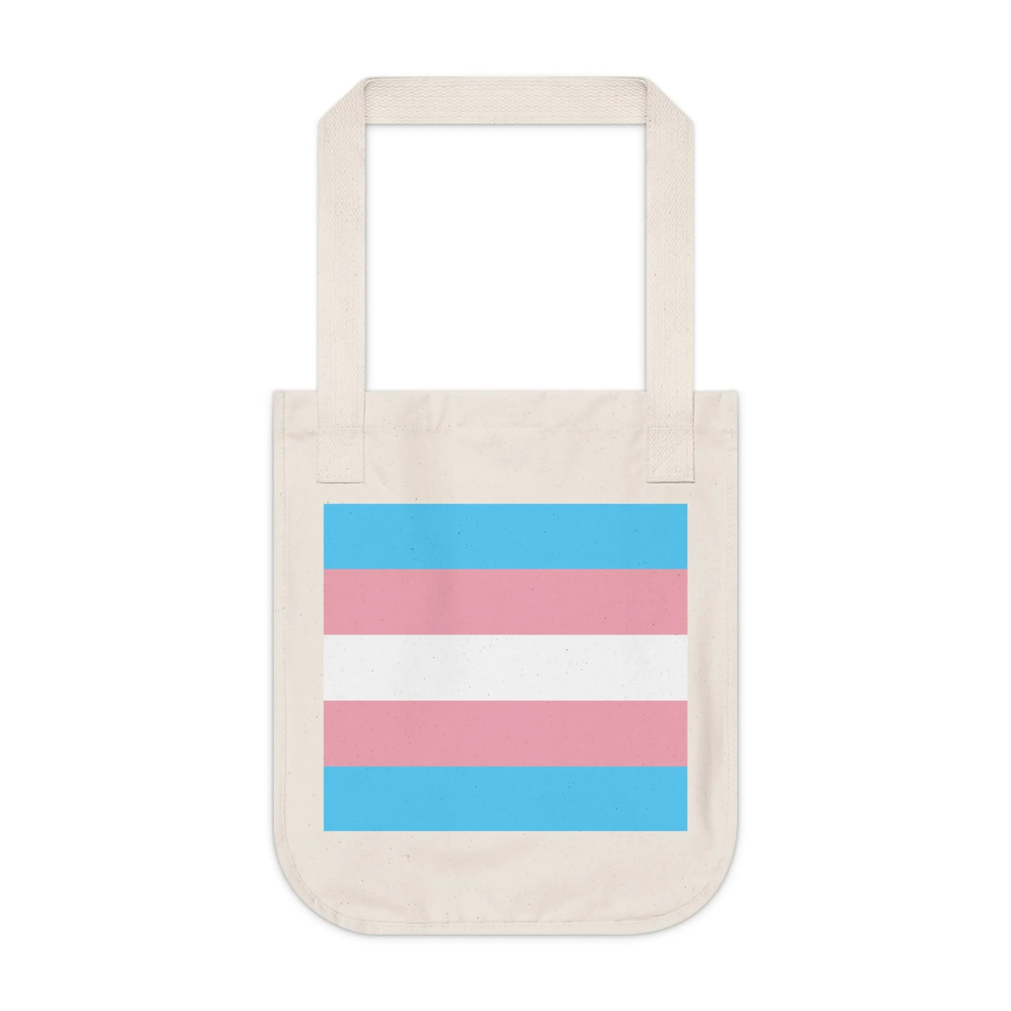 Trans Pride Organic Canvas Tote Bag