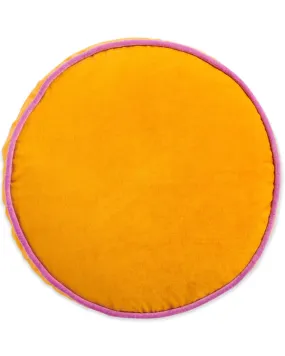 VELVET PEA CUSHION | Mango Daiquiri