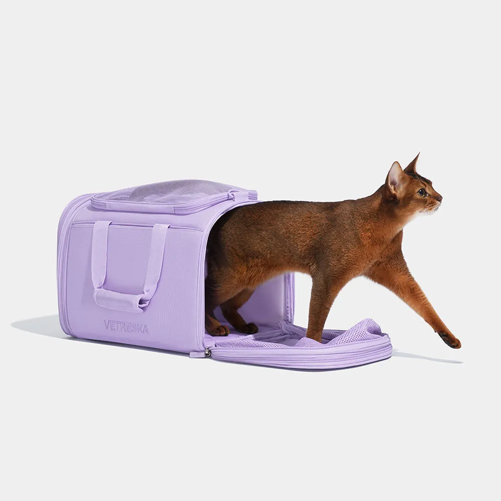 VETRESKA Violet Voyage Carrier For Cats & Dogs