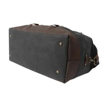 Vintage Canvas Leather Oversize Travel Bag