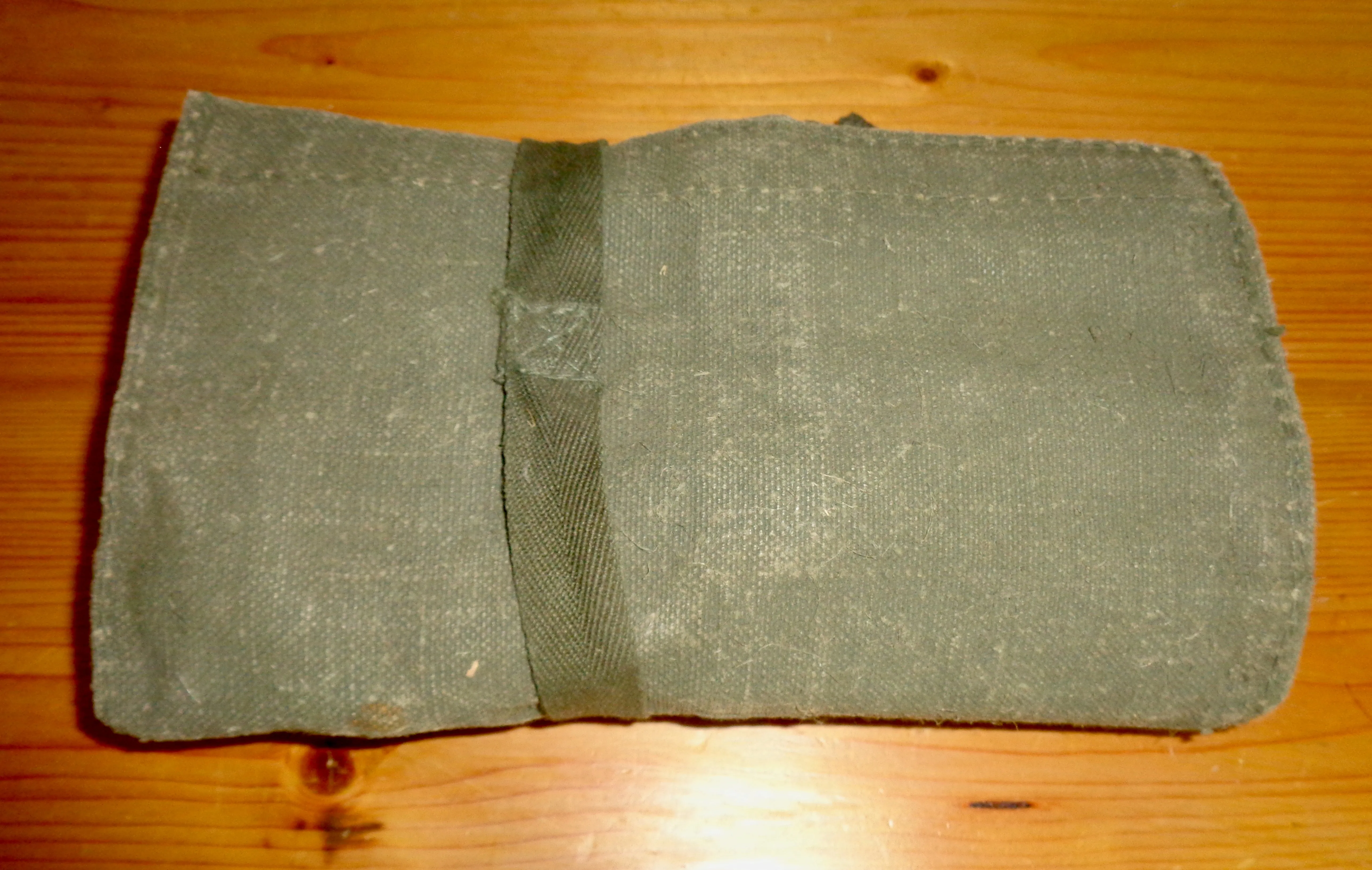 Vintage Military Land Rover Canvas Tool Roll With Tools