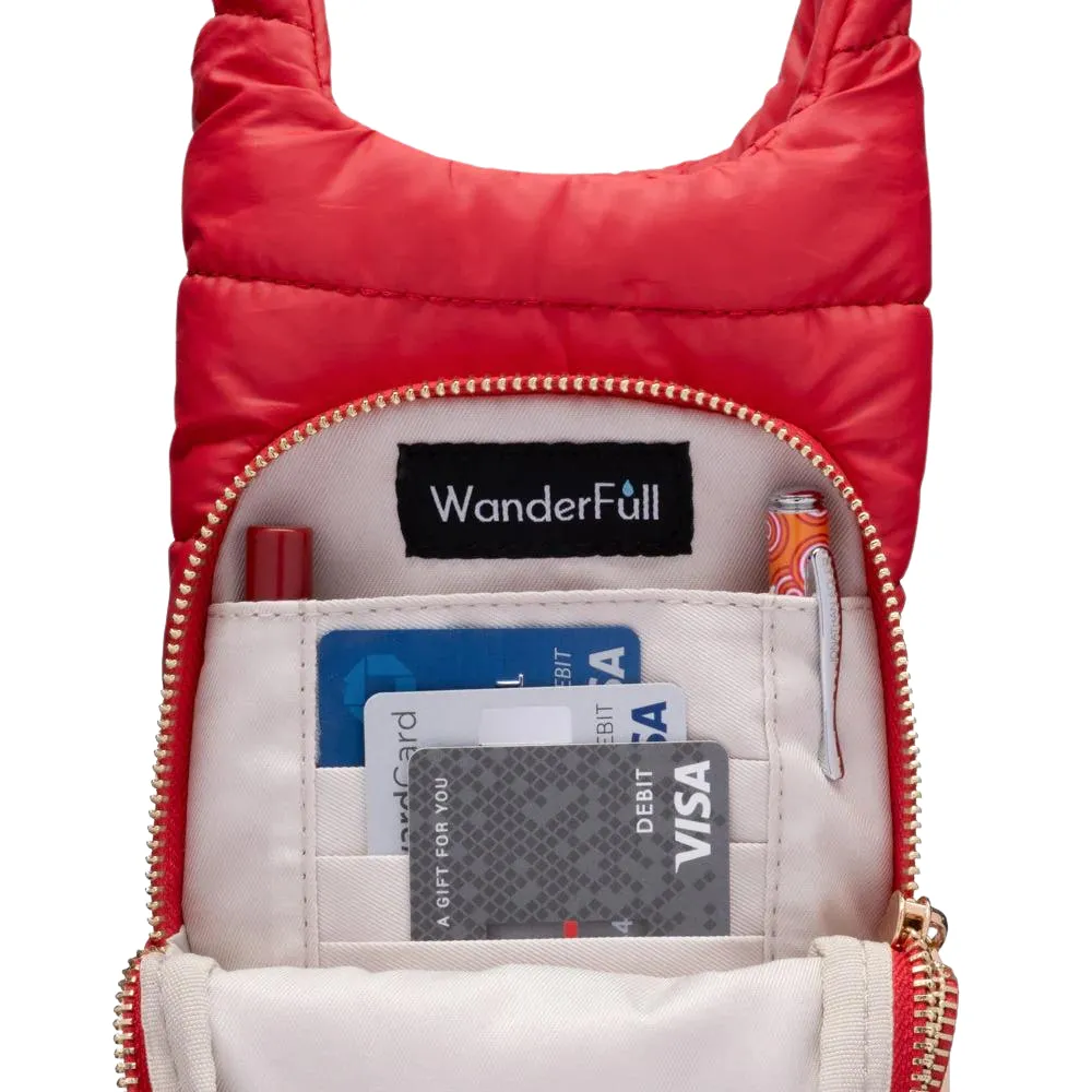 WanderFull Hydrobag Poppy Red With Solid Strap