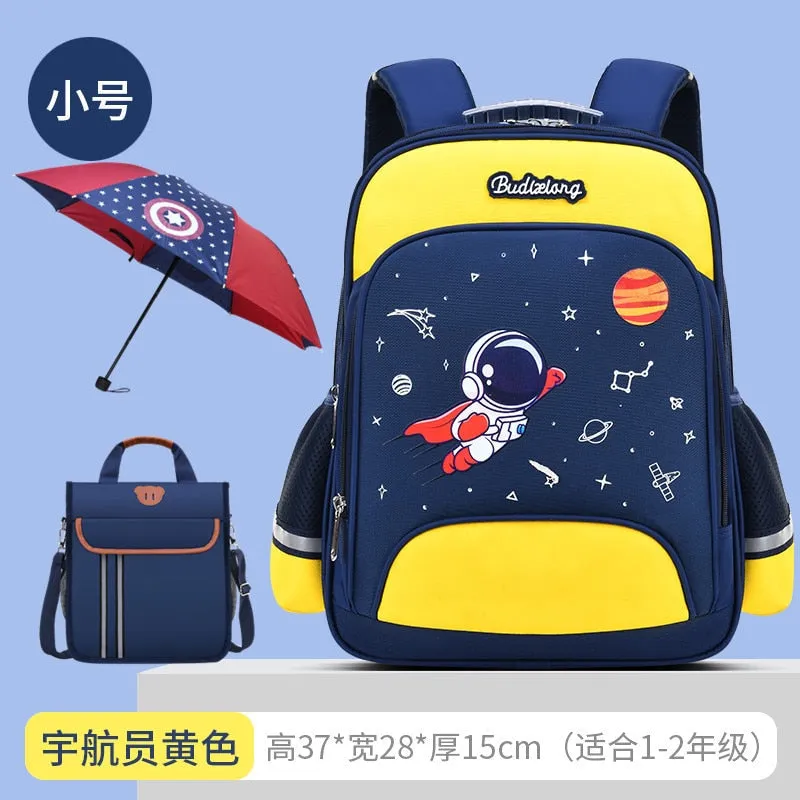 Waterproof Children School Bags For Boys Kids Backpack Orthopedic Backpack schoolbag Primary School backpack mochila