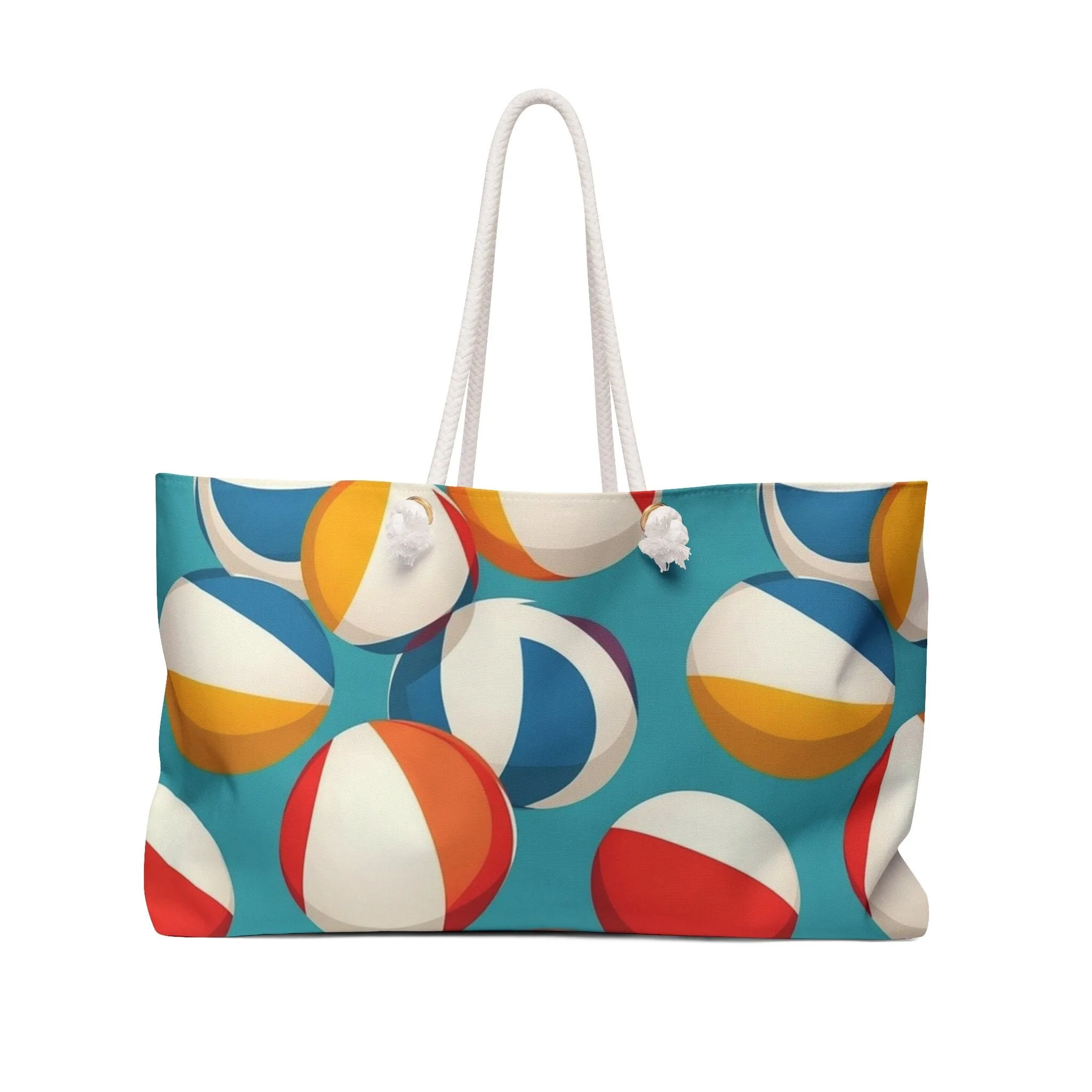 Weekender Bag - Beach Balls Canvas Tote - Great Gift For Friends