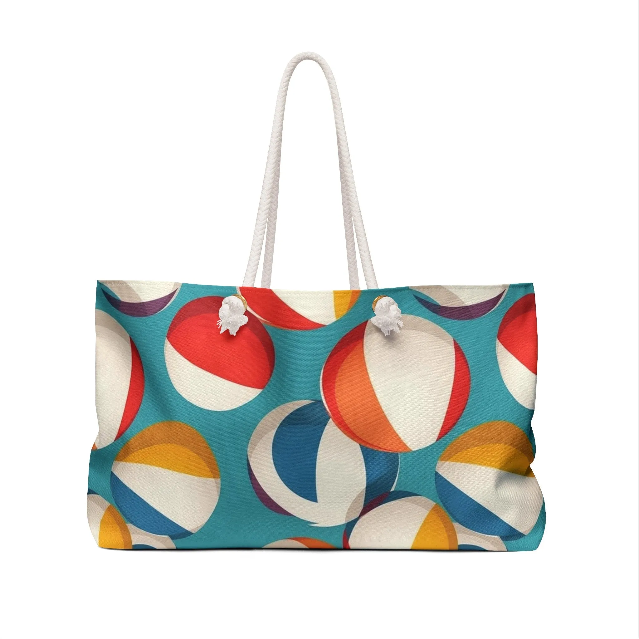 Weekender Bag - Beach Balls Canvas Tote - Great Gift For Friends