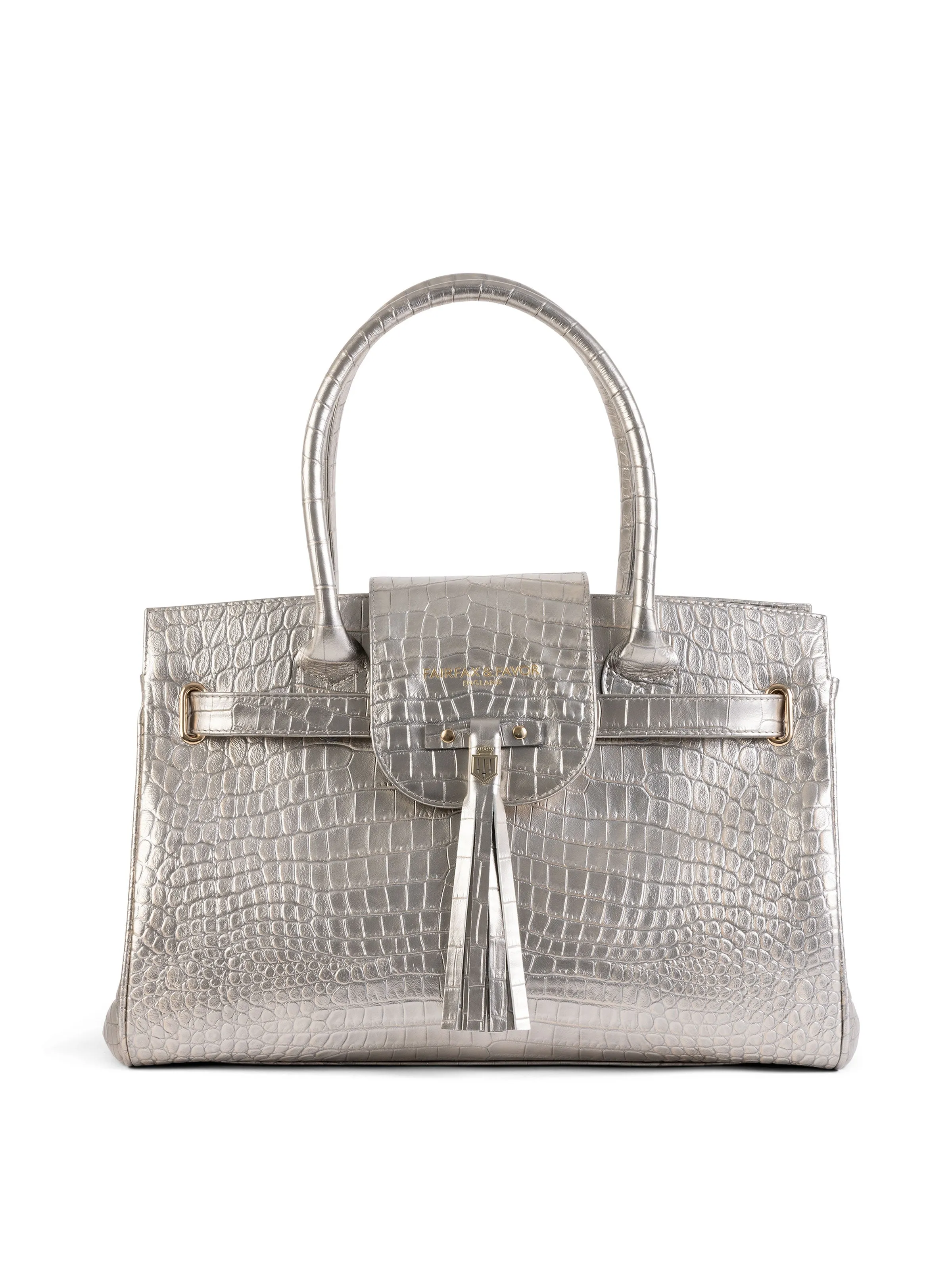 Windsor Handbag - Champagne Croc