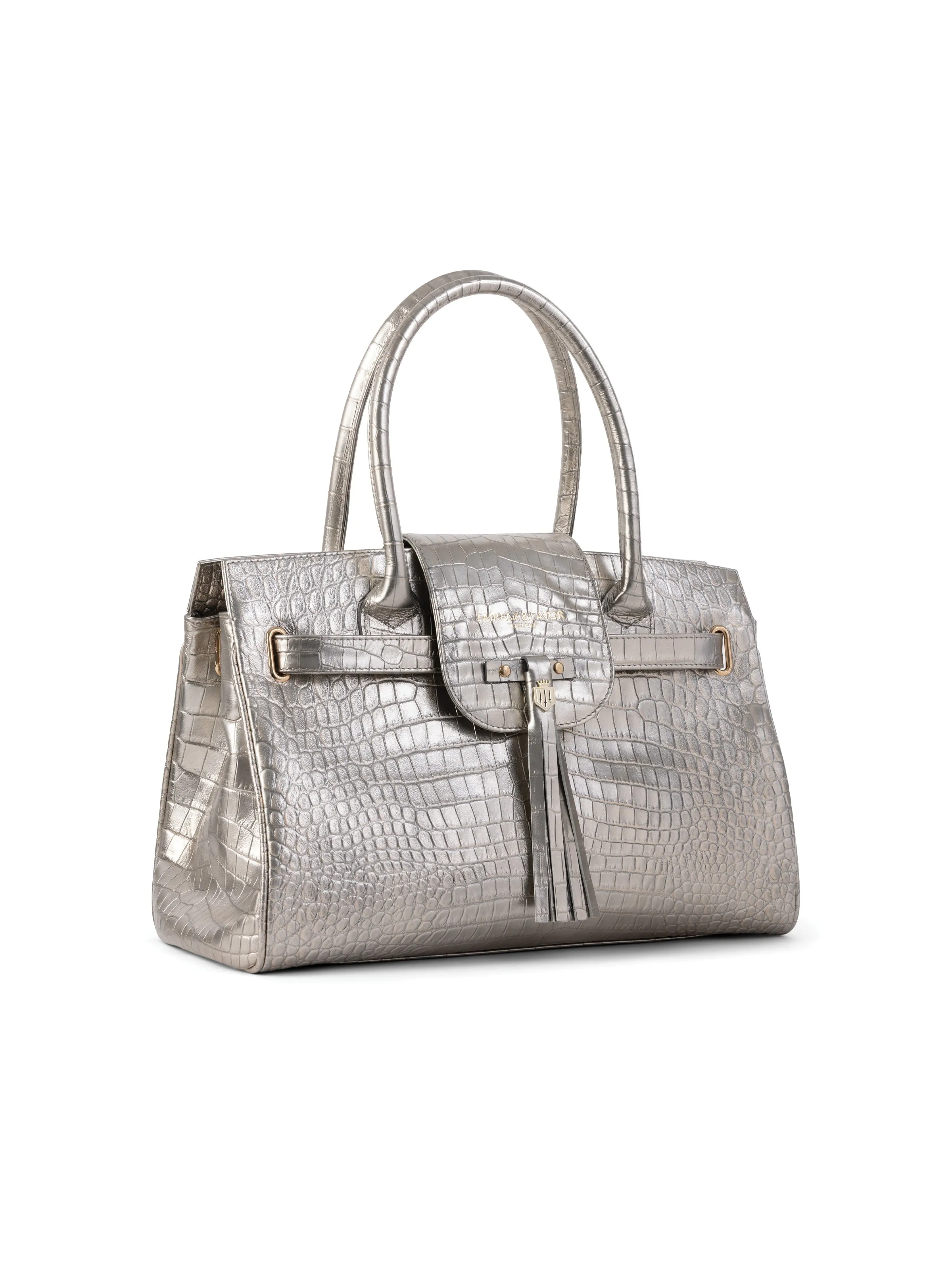 Windsor Handbag - Champagne Croc