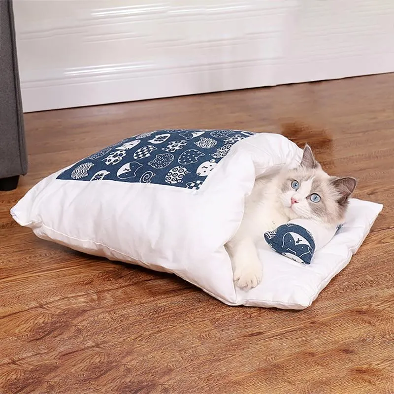 Winter Warm Removable Dog Cat Sleeping Bag