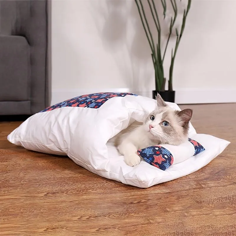 Winter Warm Removable Dog Cat Sleeping Bag