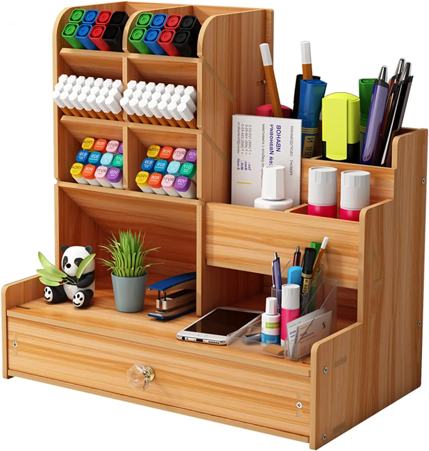 Wooden Desk Organiser - Type A