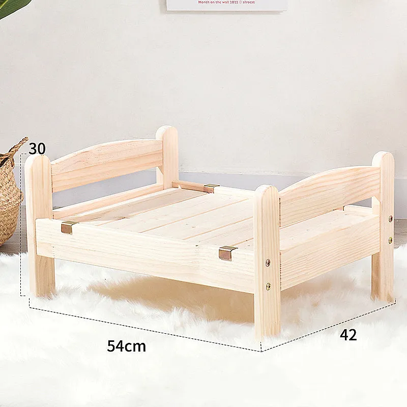 Wooden Pet Bed Four Seasons Universal Cat Litter