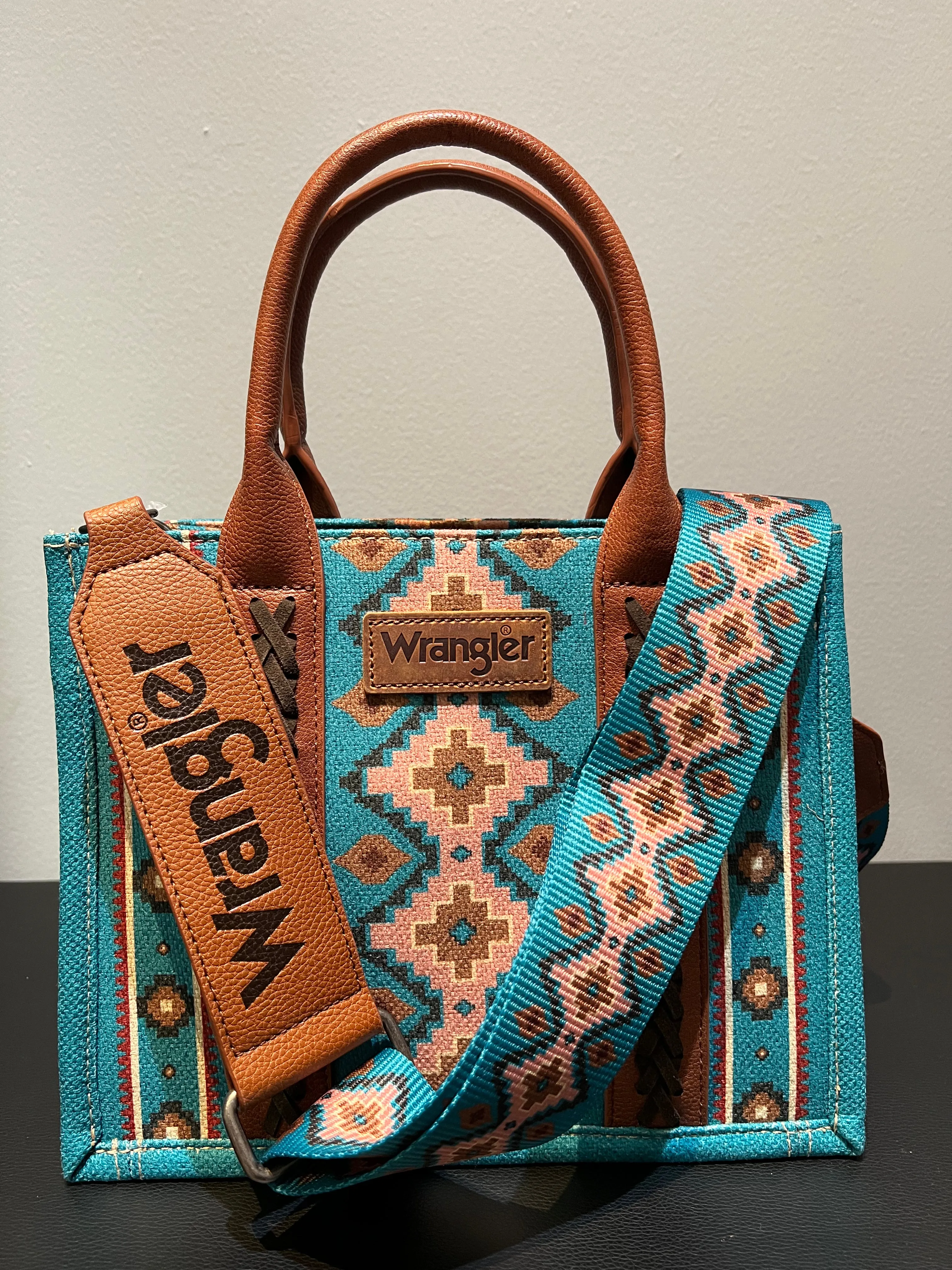 Wrangler Mini Crossbody Tote Dark Turquoise