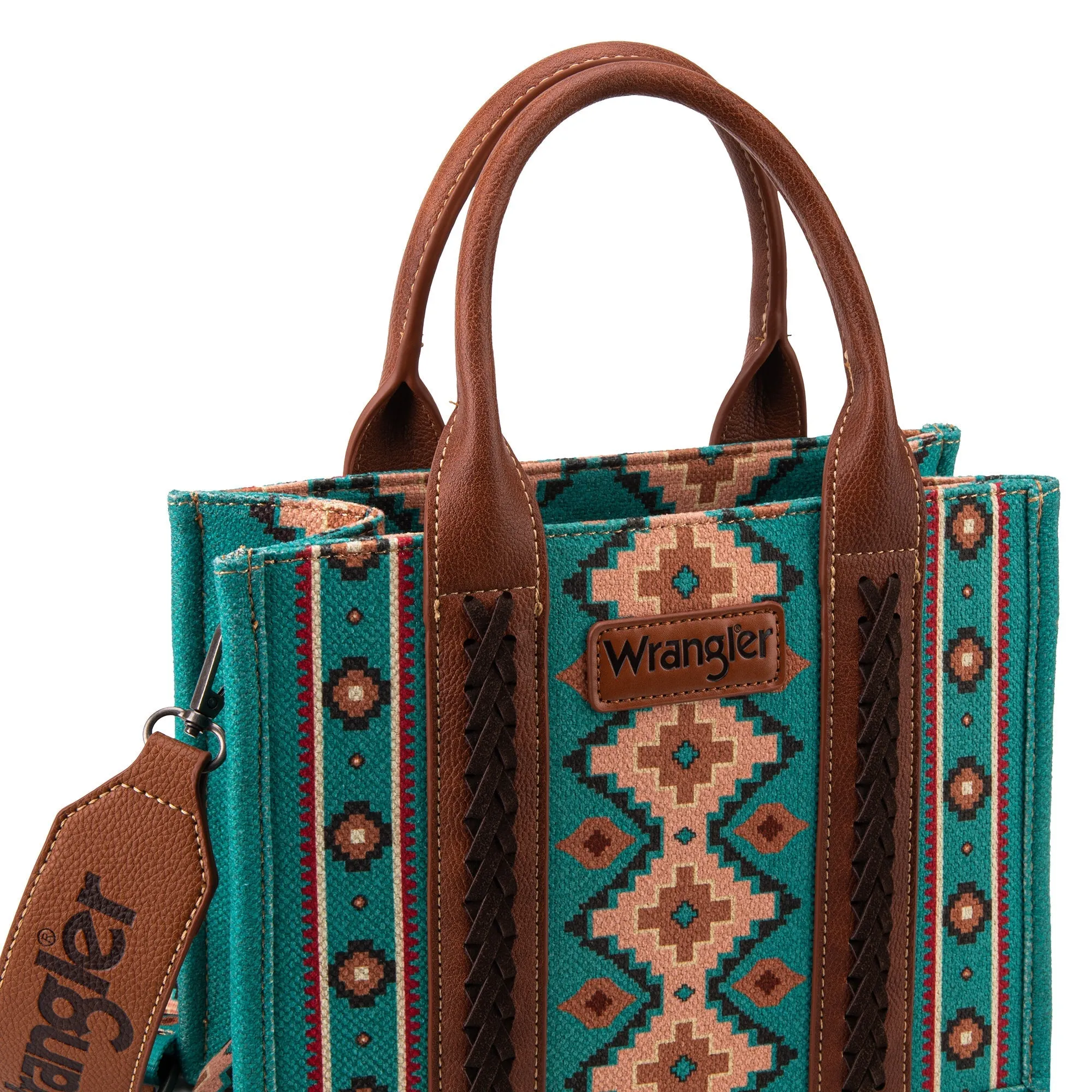 Wrangler Mini Crossbody Tote Turquoise